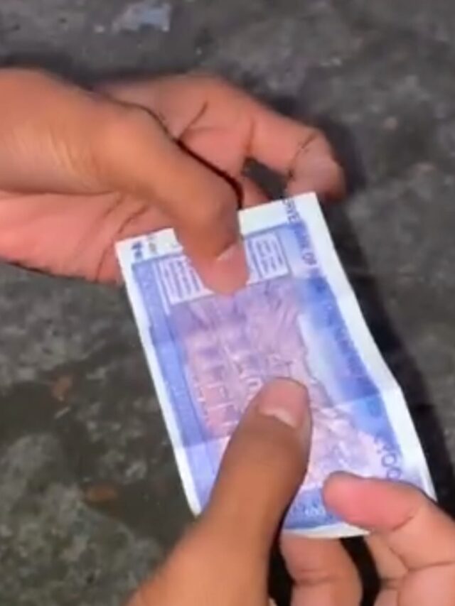सड़क पर पड़ा था 100 का नोट, पलटकर देखते ही टूट गया दिल!